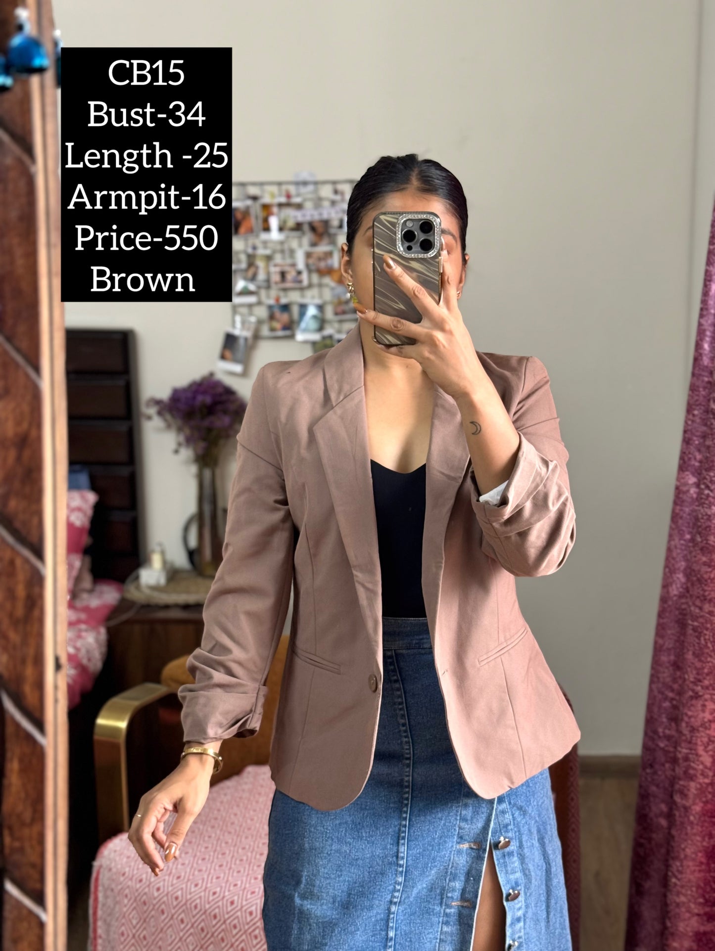 CB15-Brown Blazer