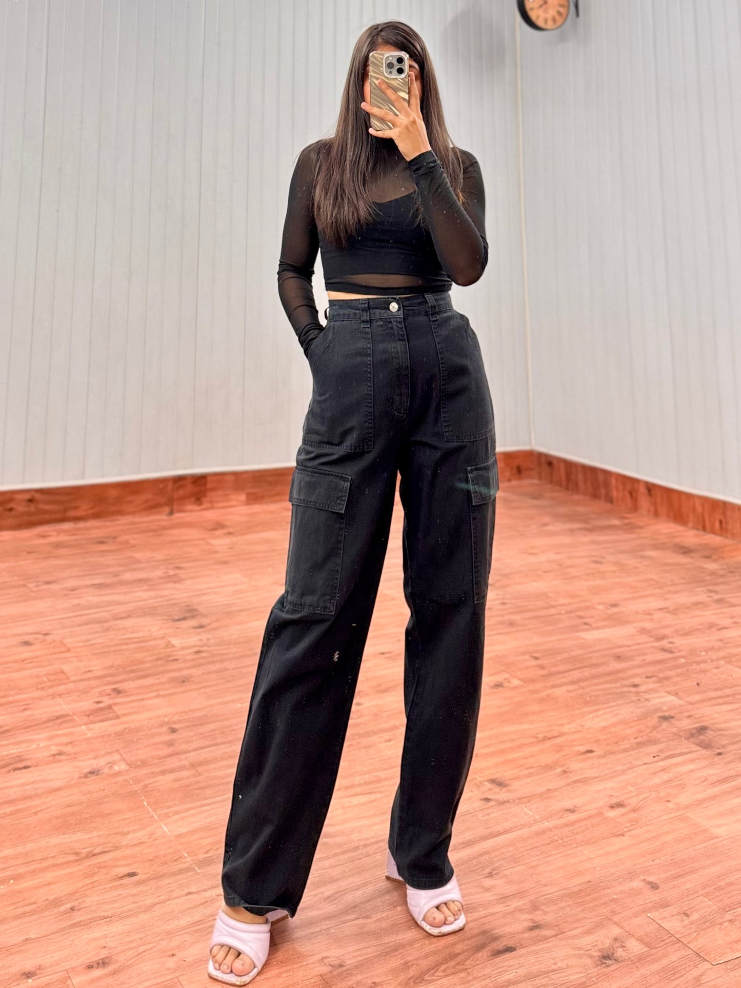 DE578-28 Cargo Jeans