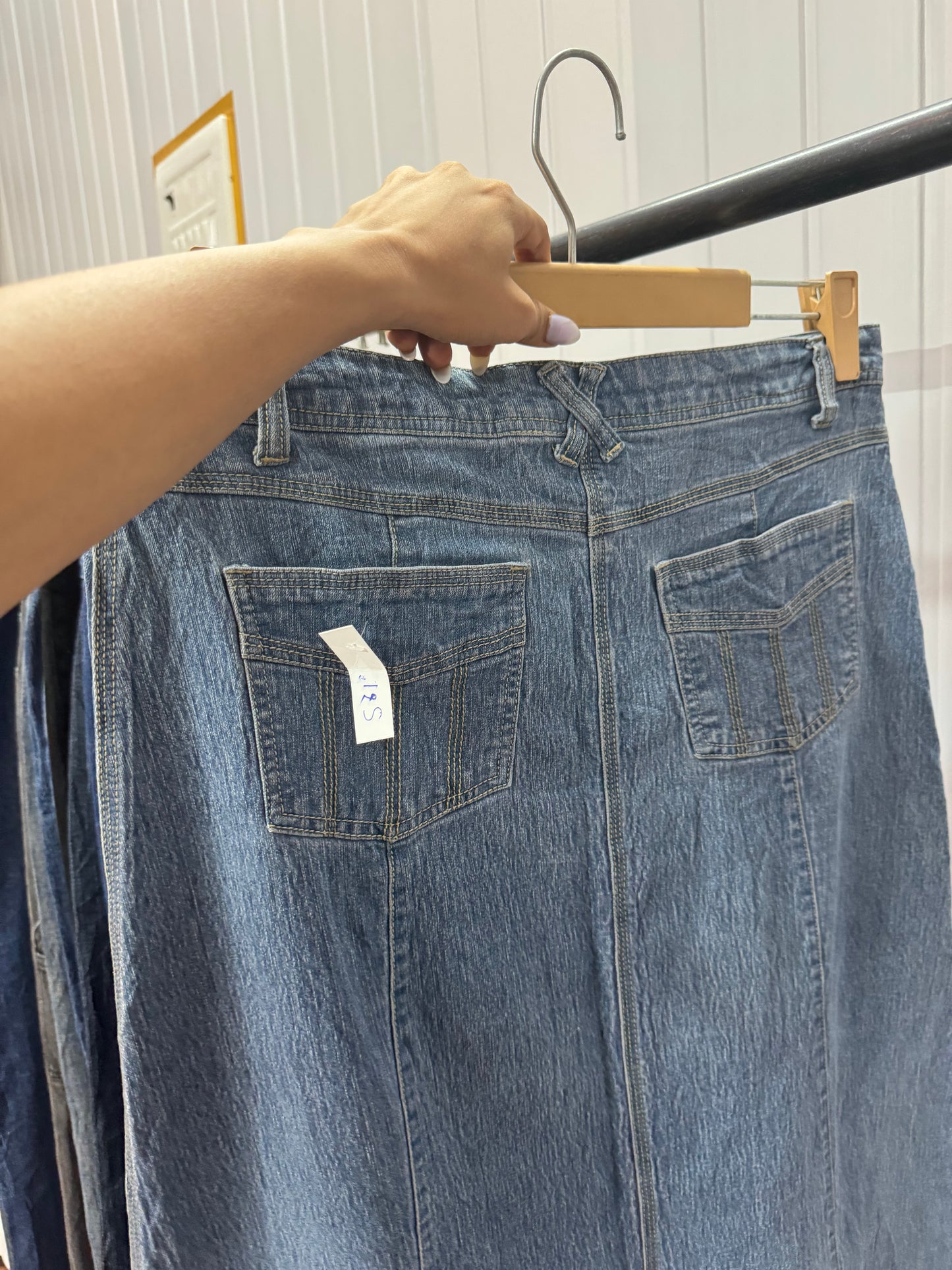 S61-34 Skater denim skirt
