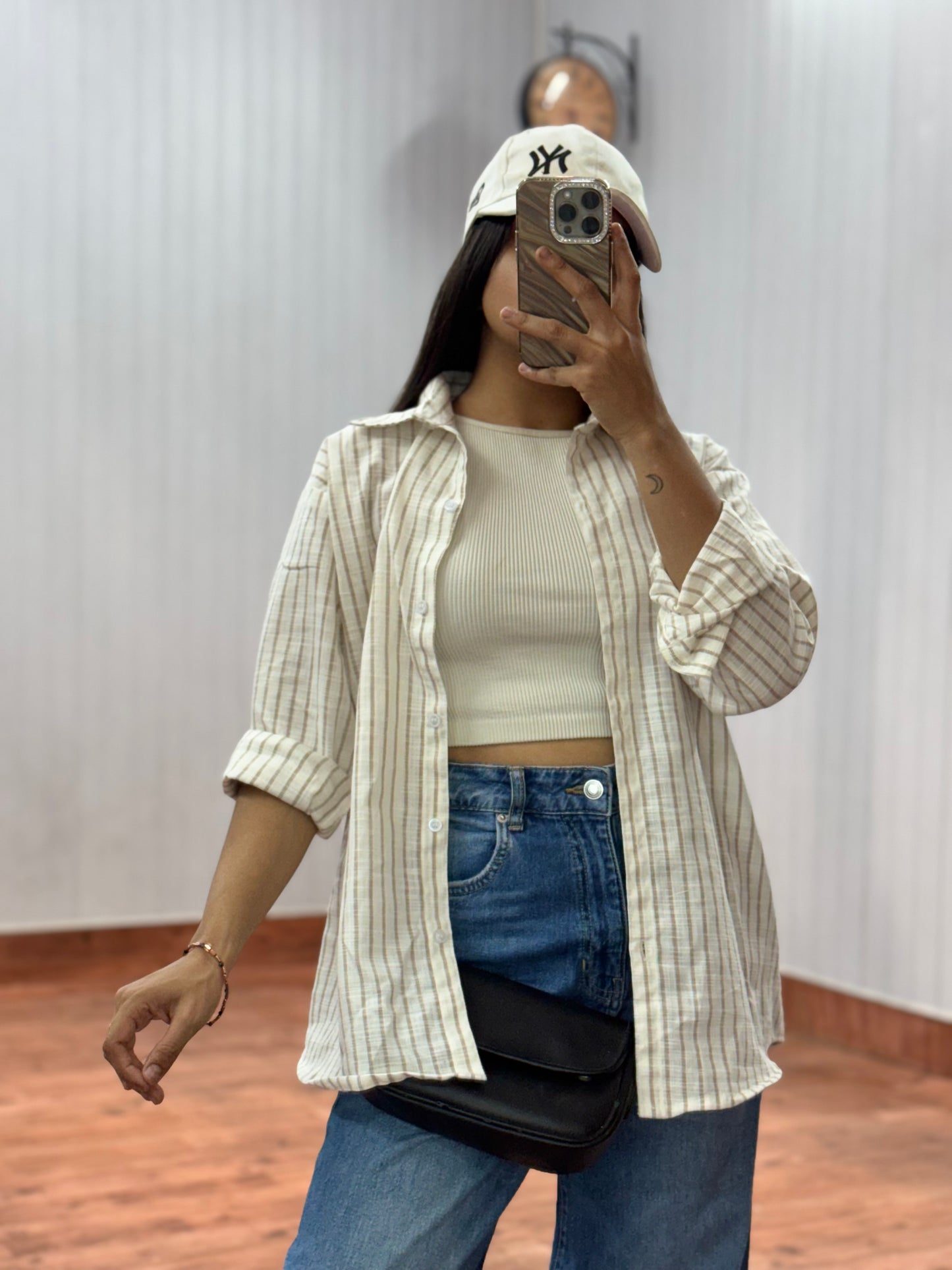 Brown Stripe Shirt
