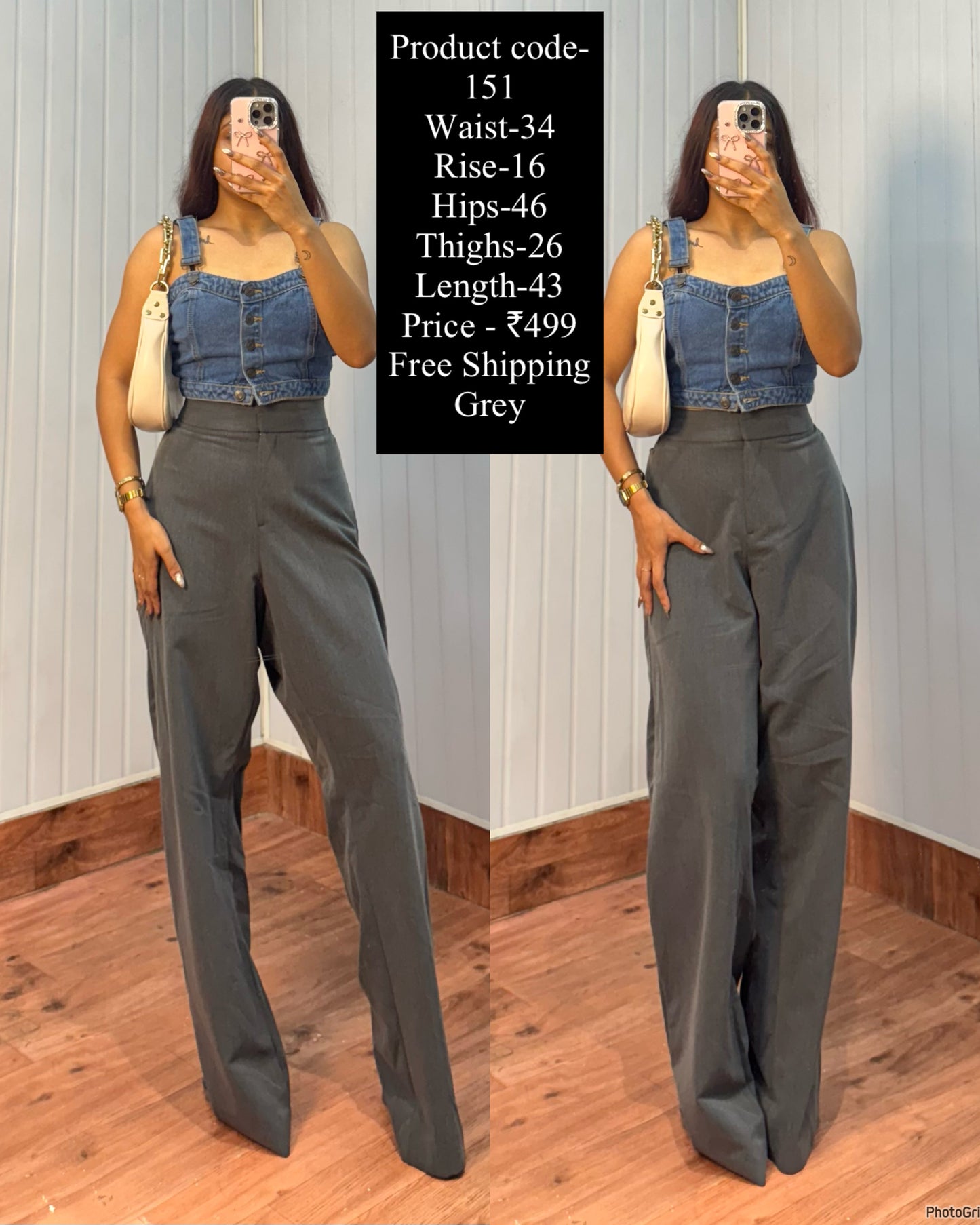 151 Grey Pants 34