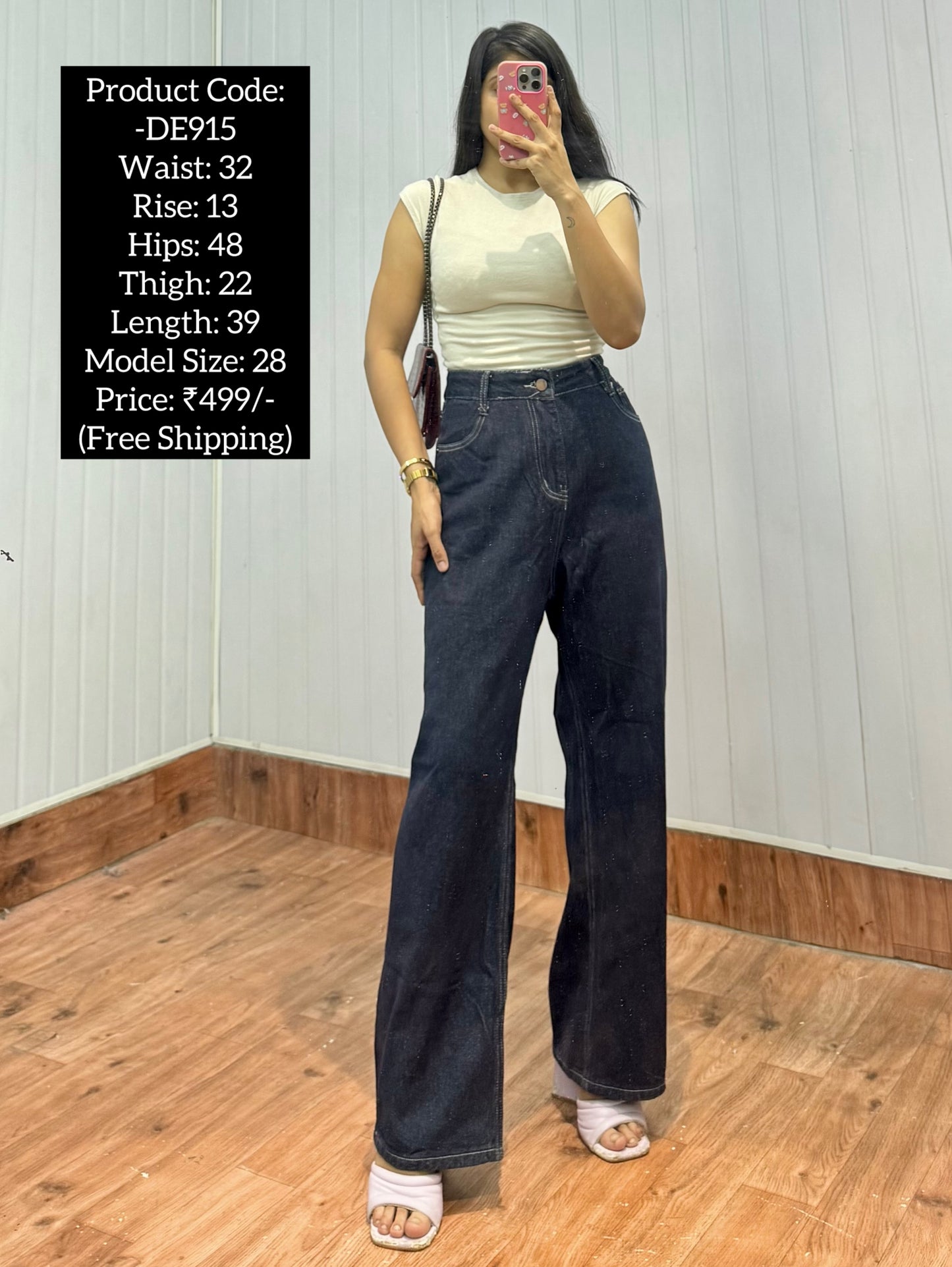 DE915-32 Dark Blue Jeans