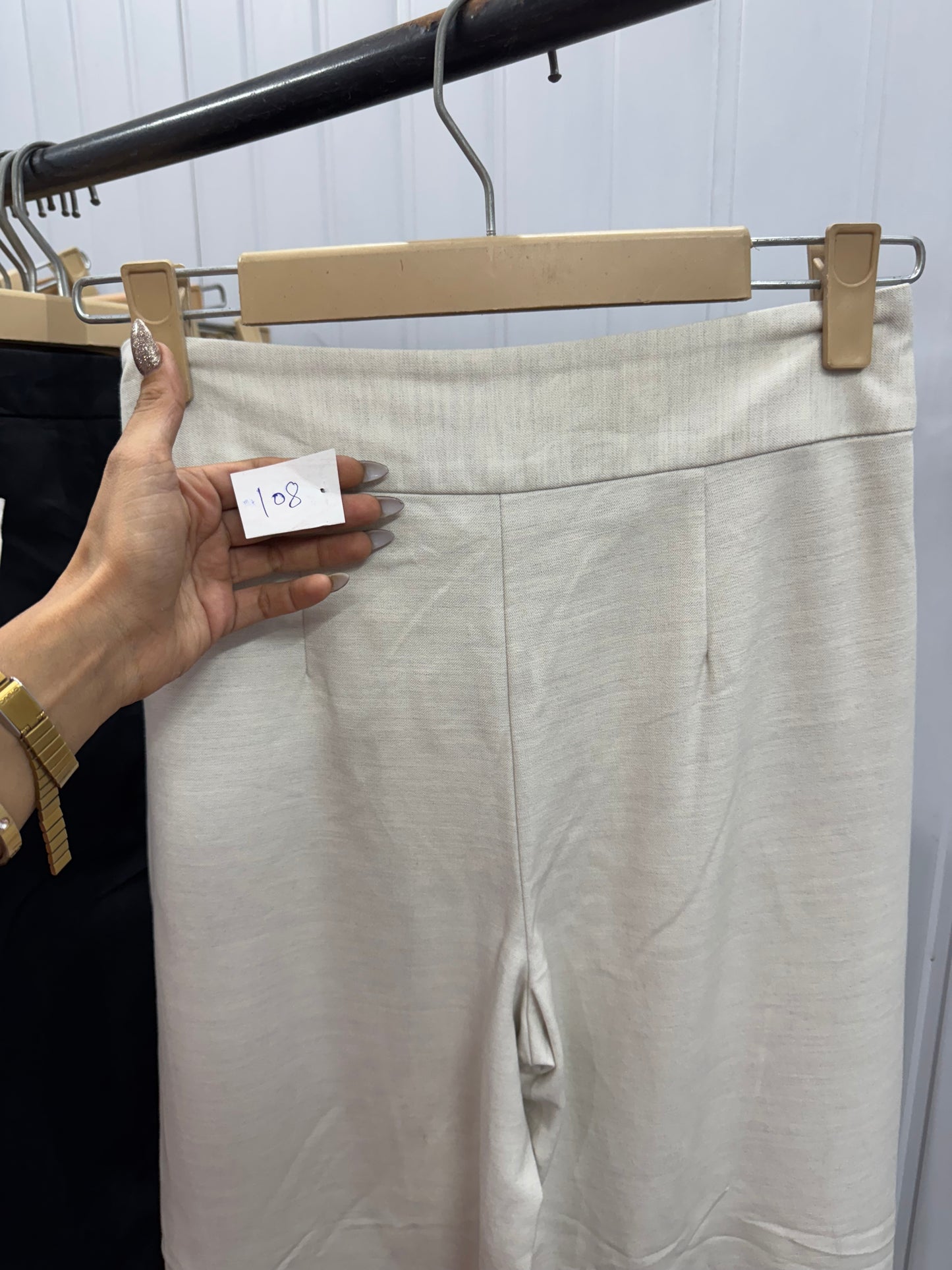 Code-108 Off White Trousers