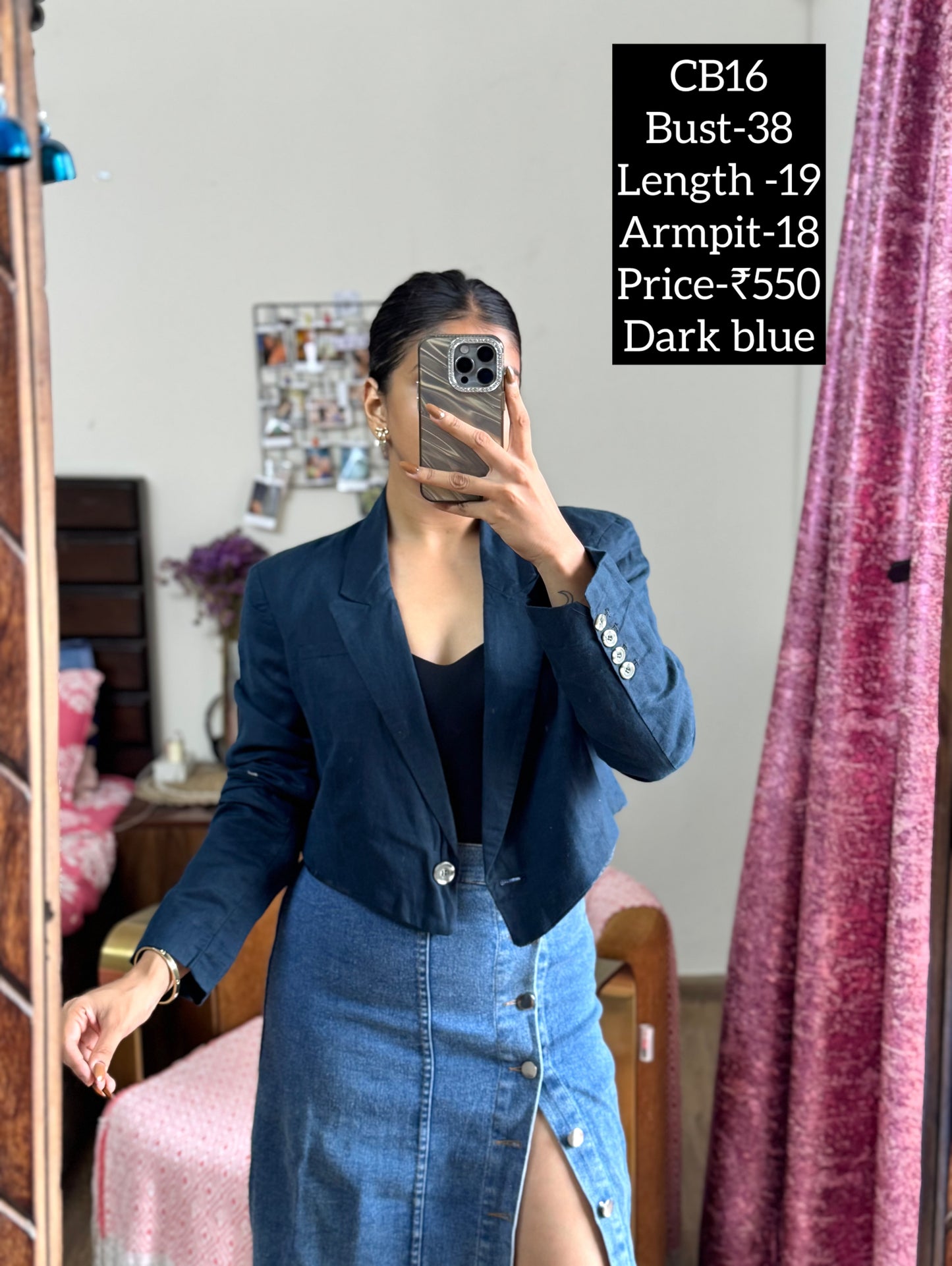 CB16 Dark Blue Blazer