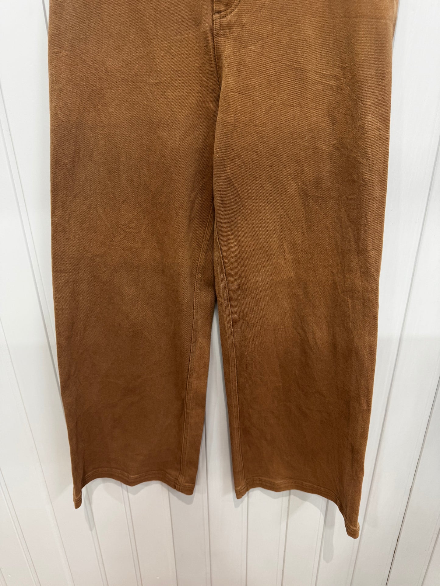 DE77-28 Brown Wideleg Jeans