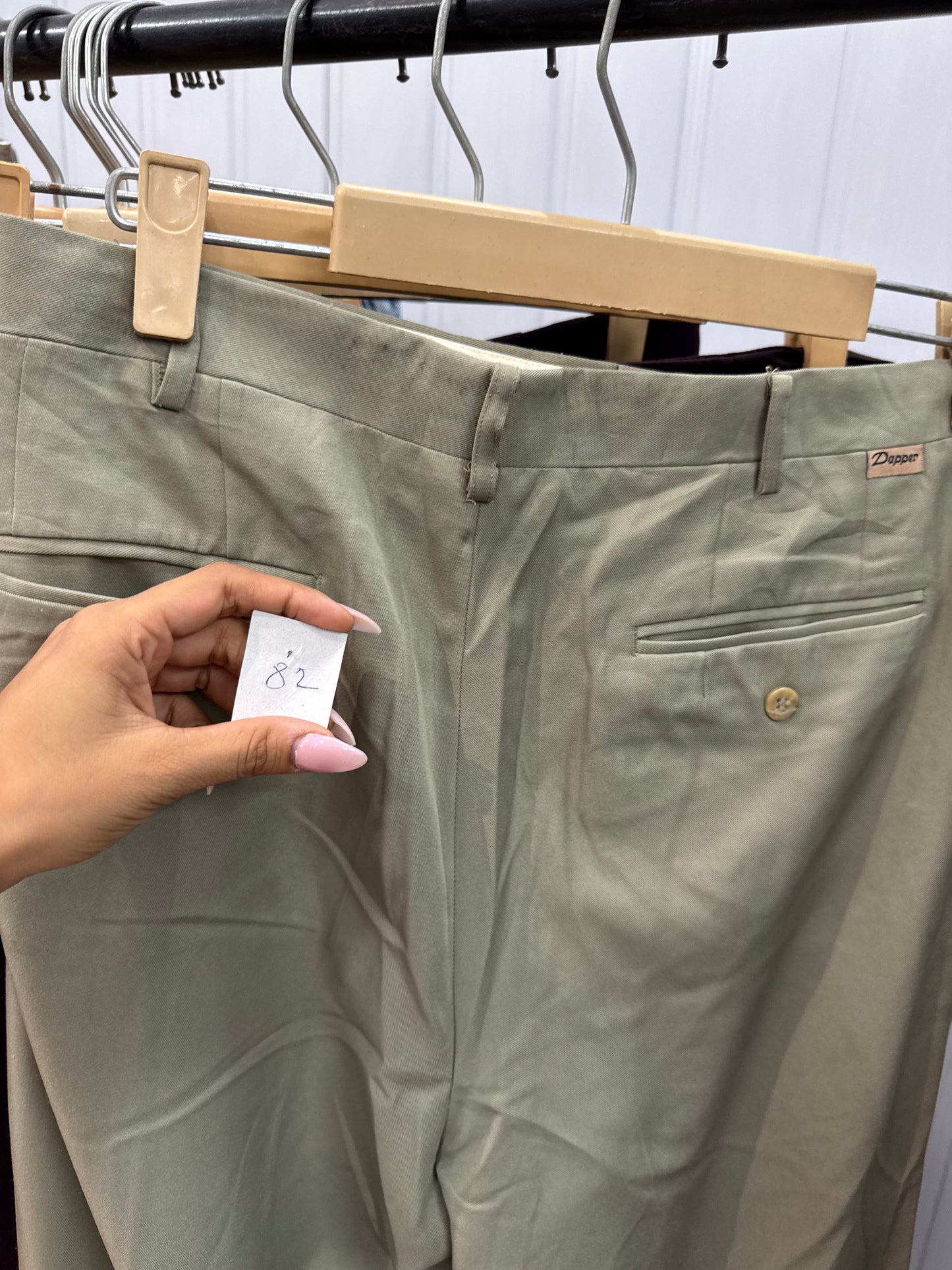 Code-82 Sage Green Trousers