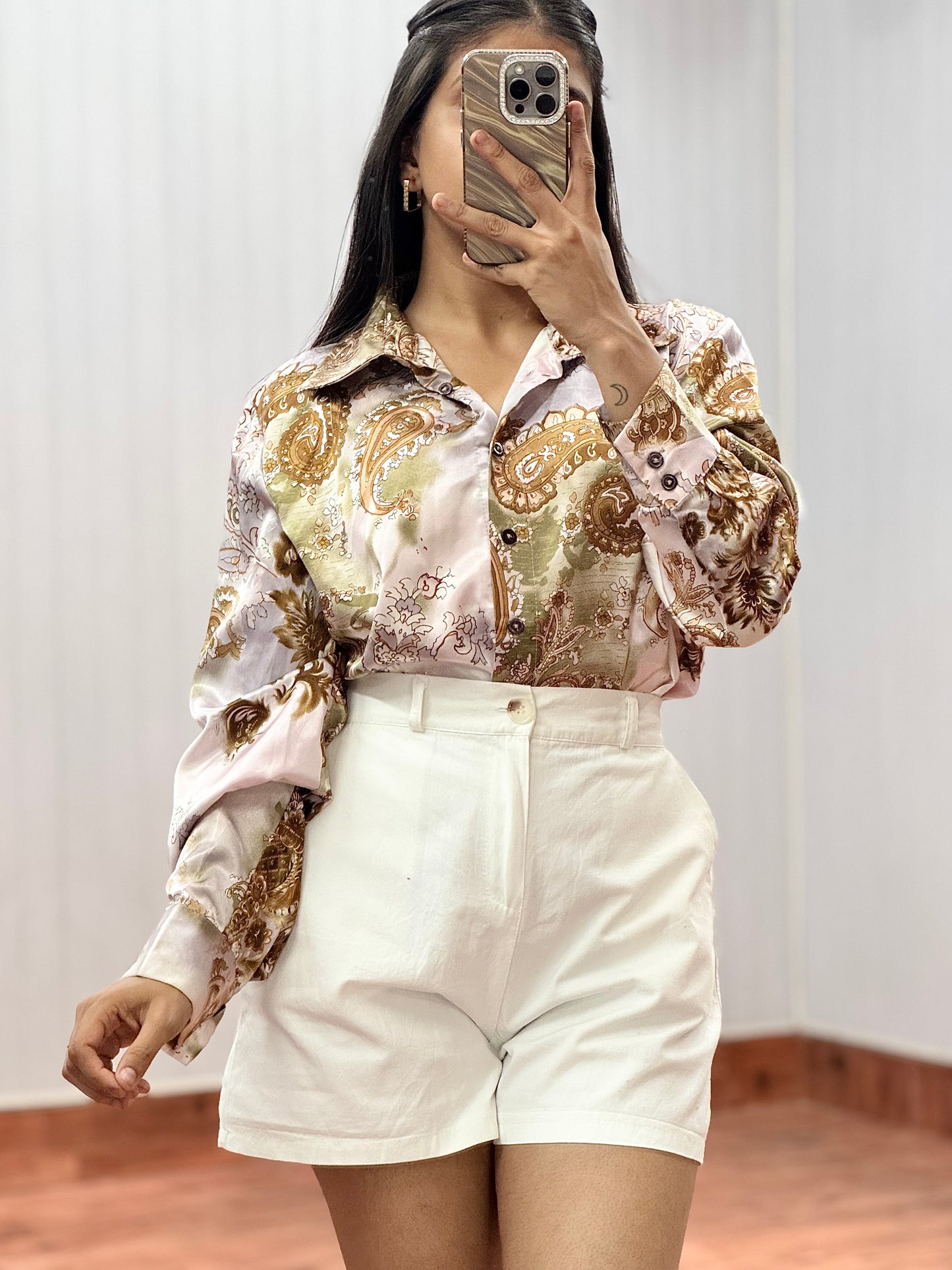 Satin shirt