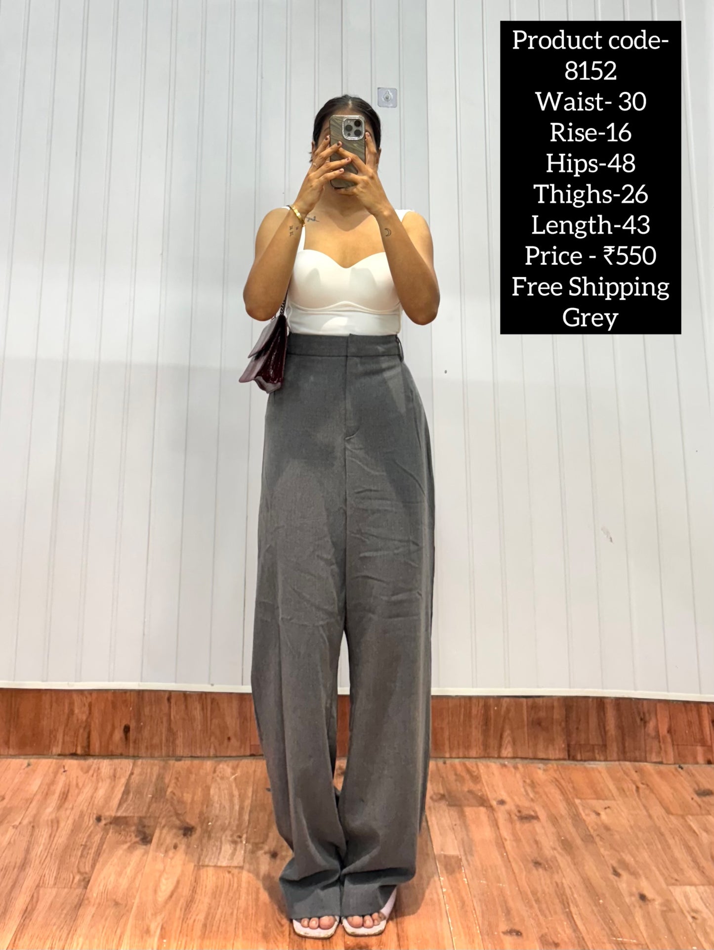 8152-30 Grey Trousers