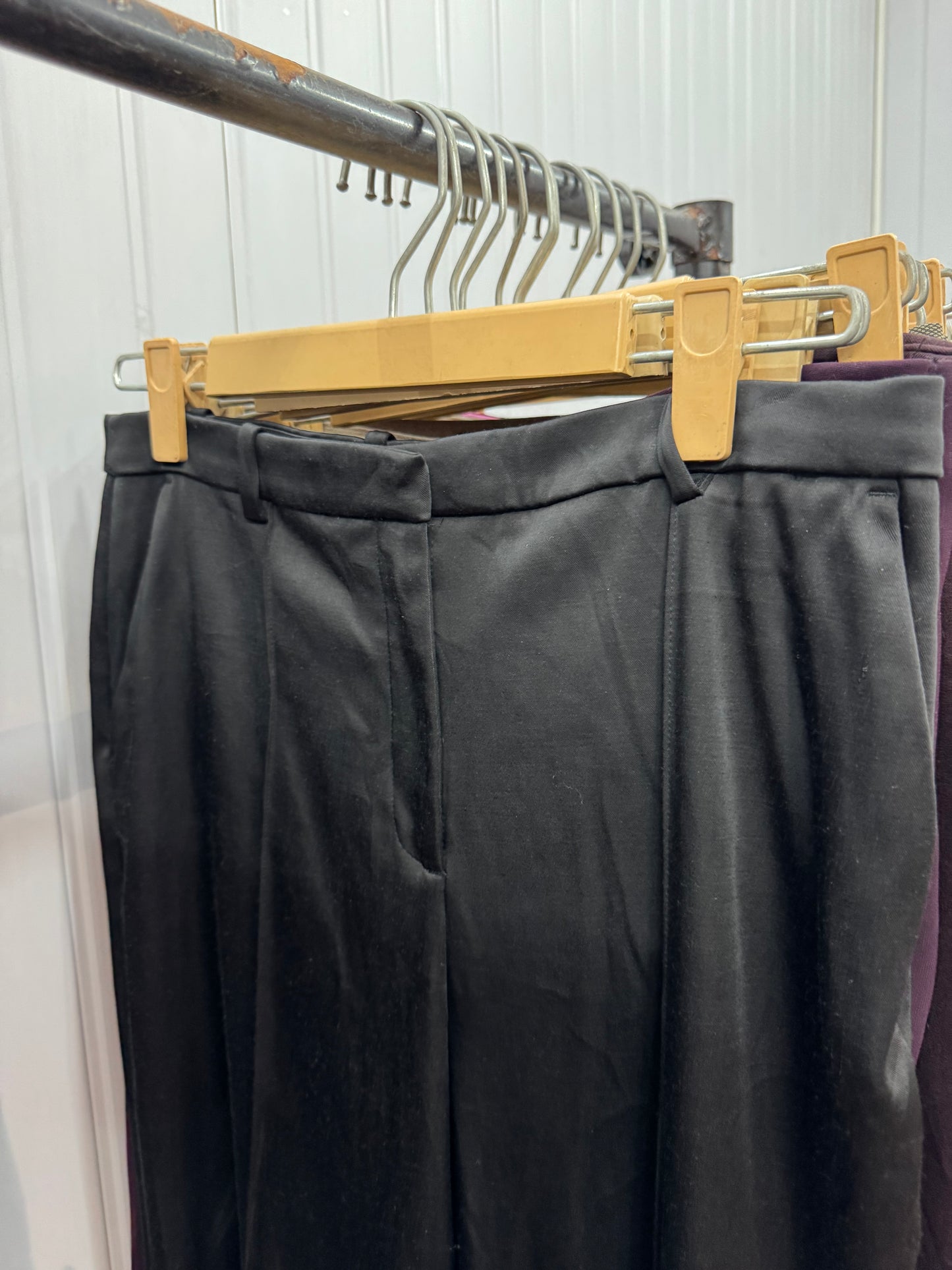Code- 79 Black Satin Trousers