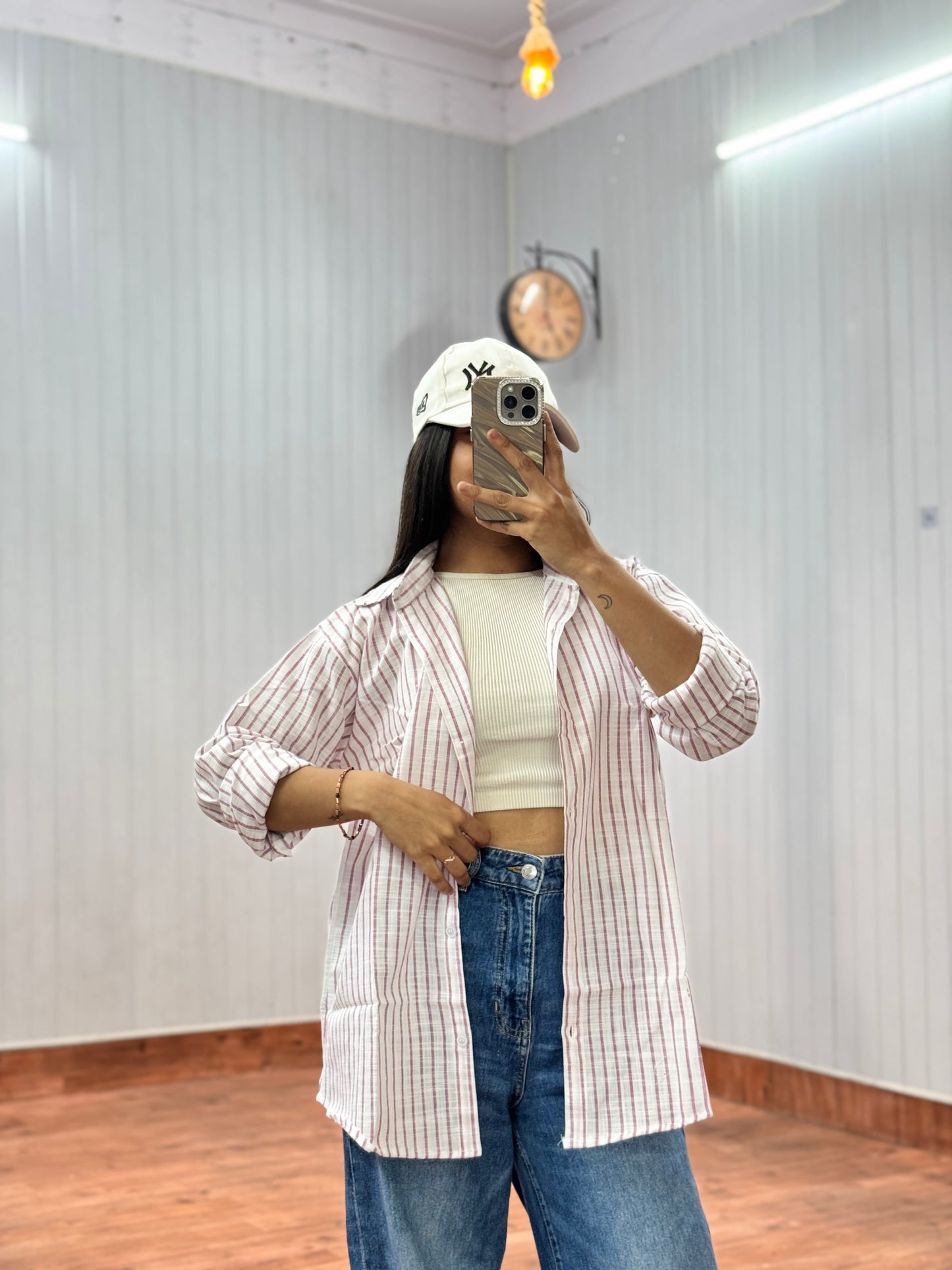 Mauve Stripe Shirt