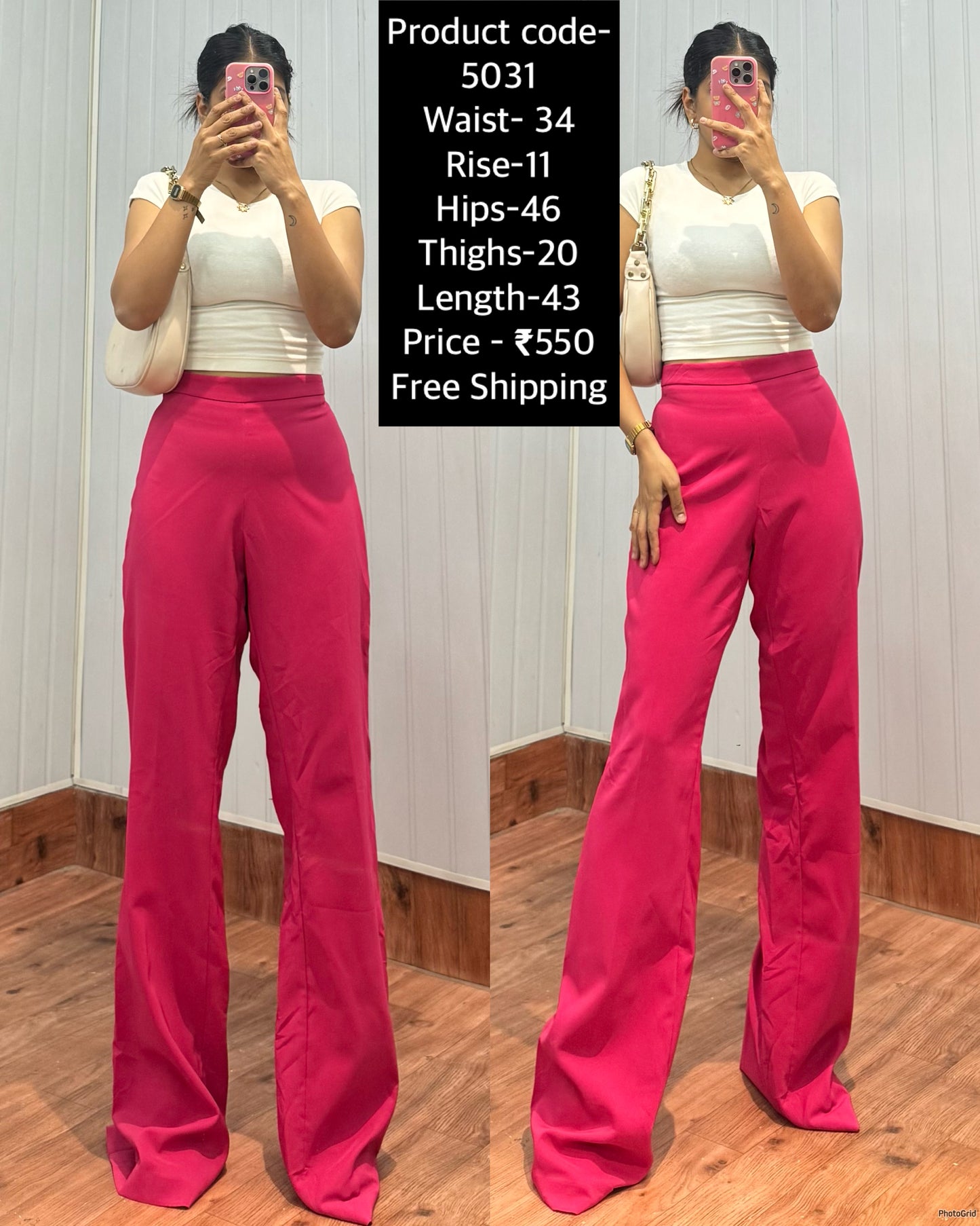 5031-34 Hot Pink Trousers