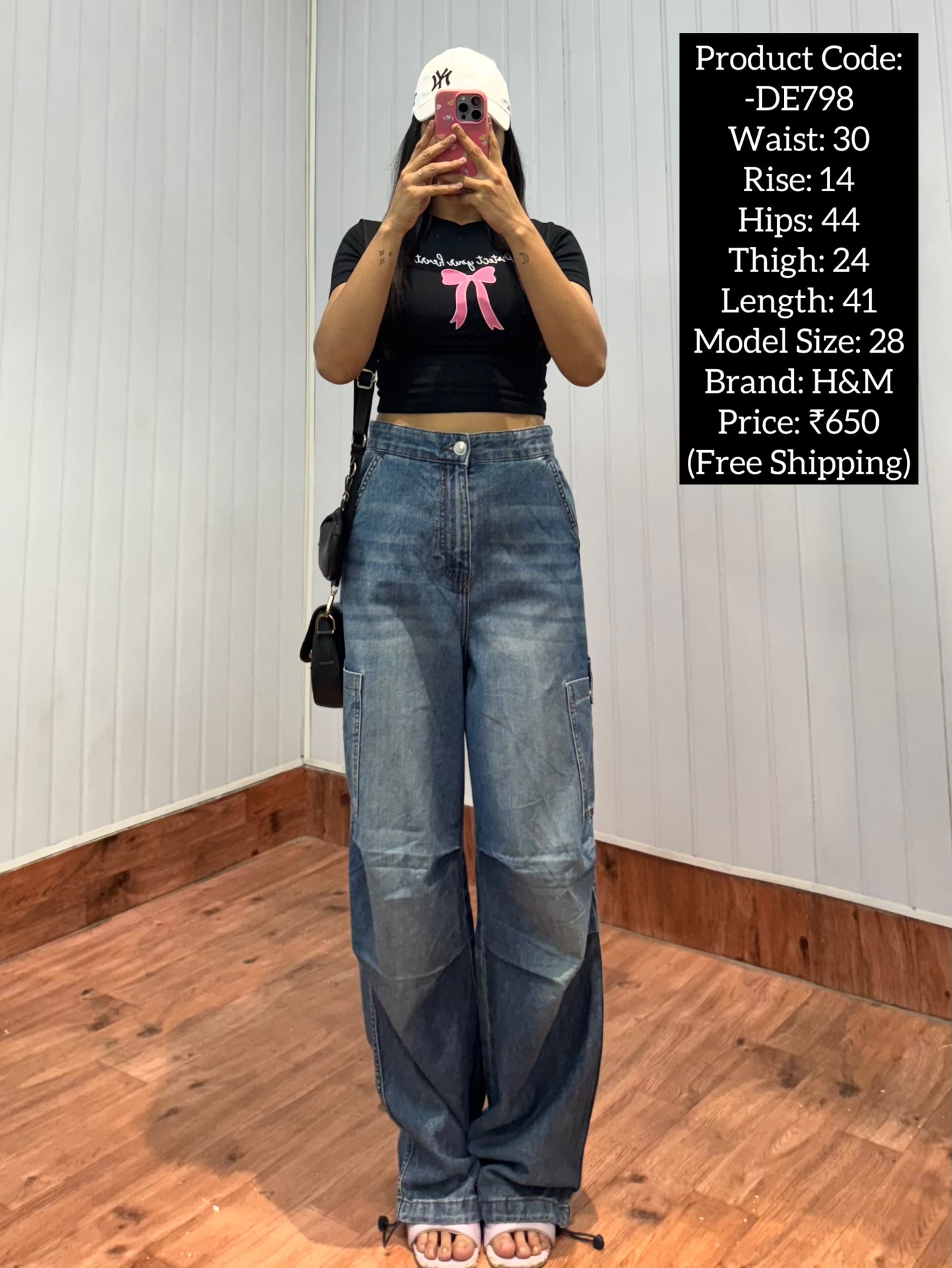 DE798-30 Cargo Jeans