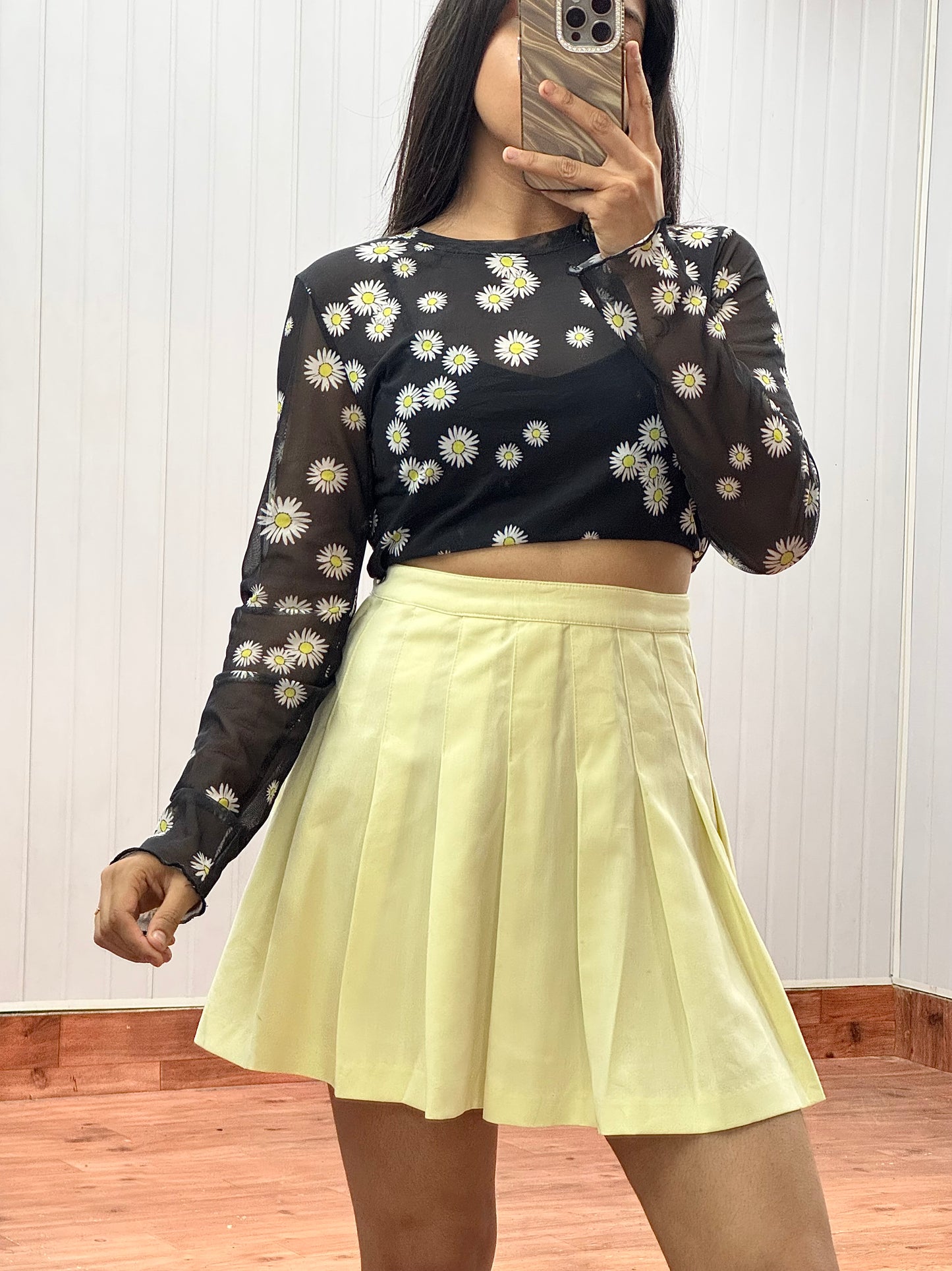 Yellow Tennis Skirt