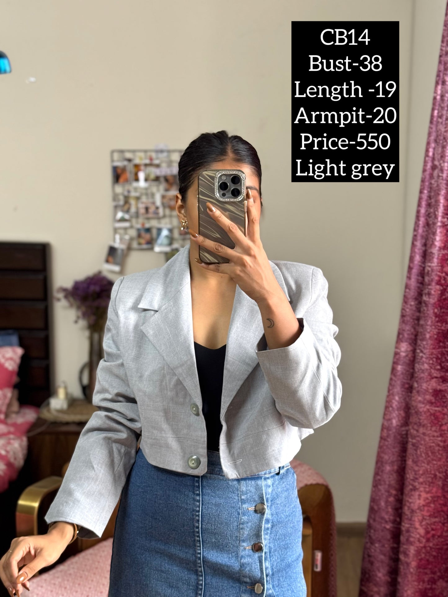 CB14 Light Grey Blazer
