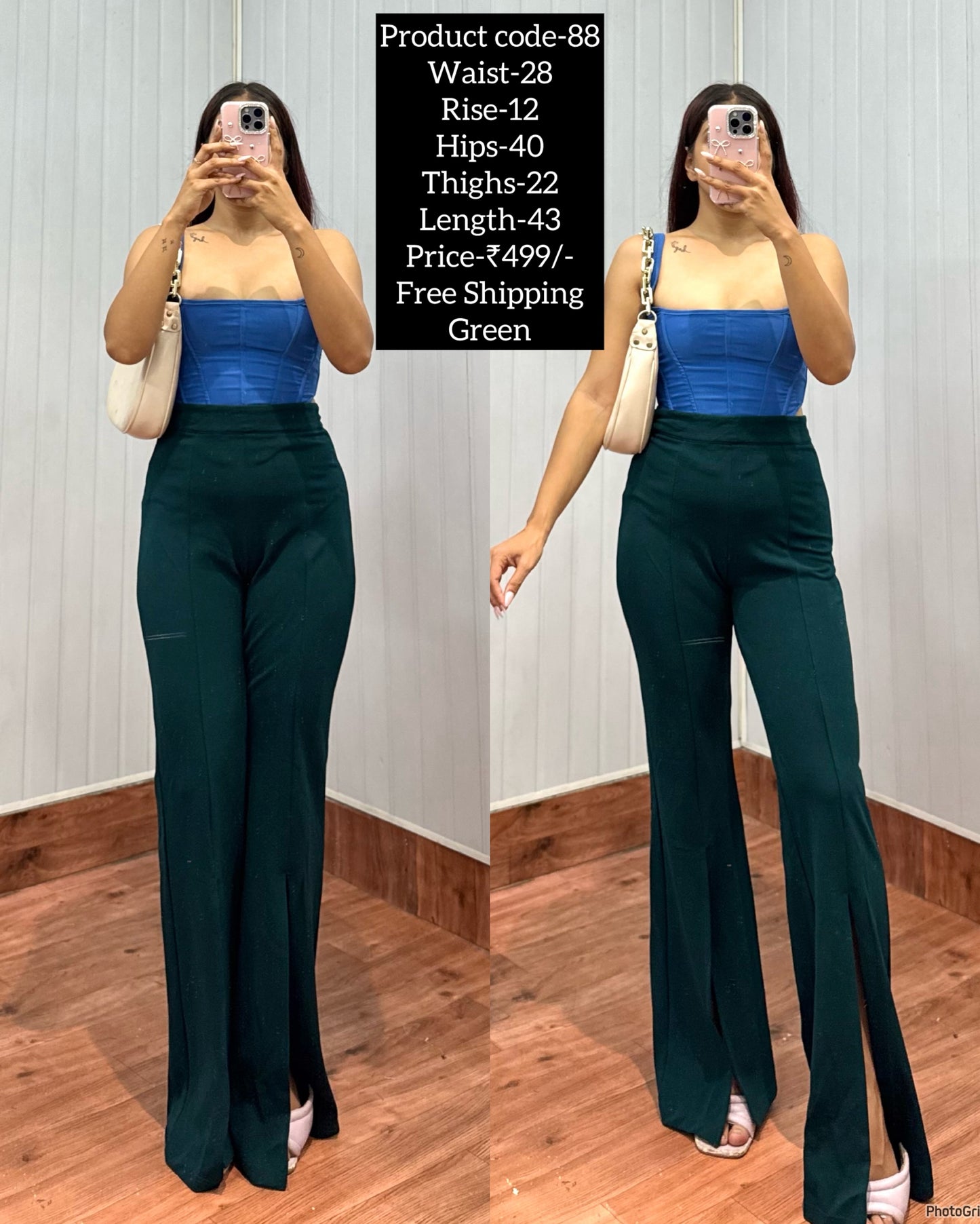 Code-88 Forest Green Trousers