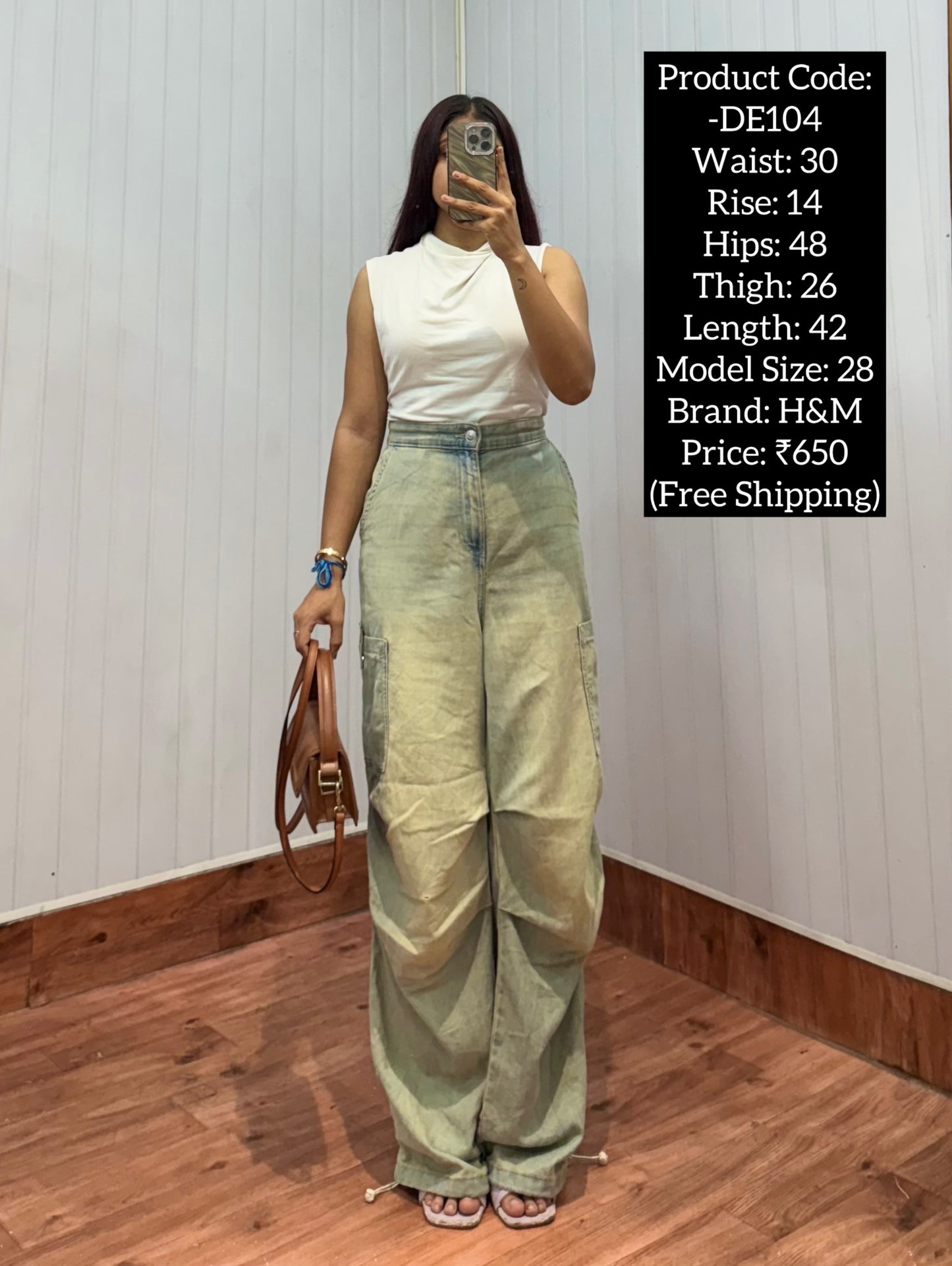DE104-30 Cargo Jeans