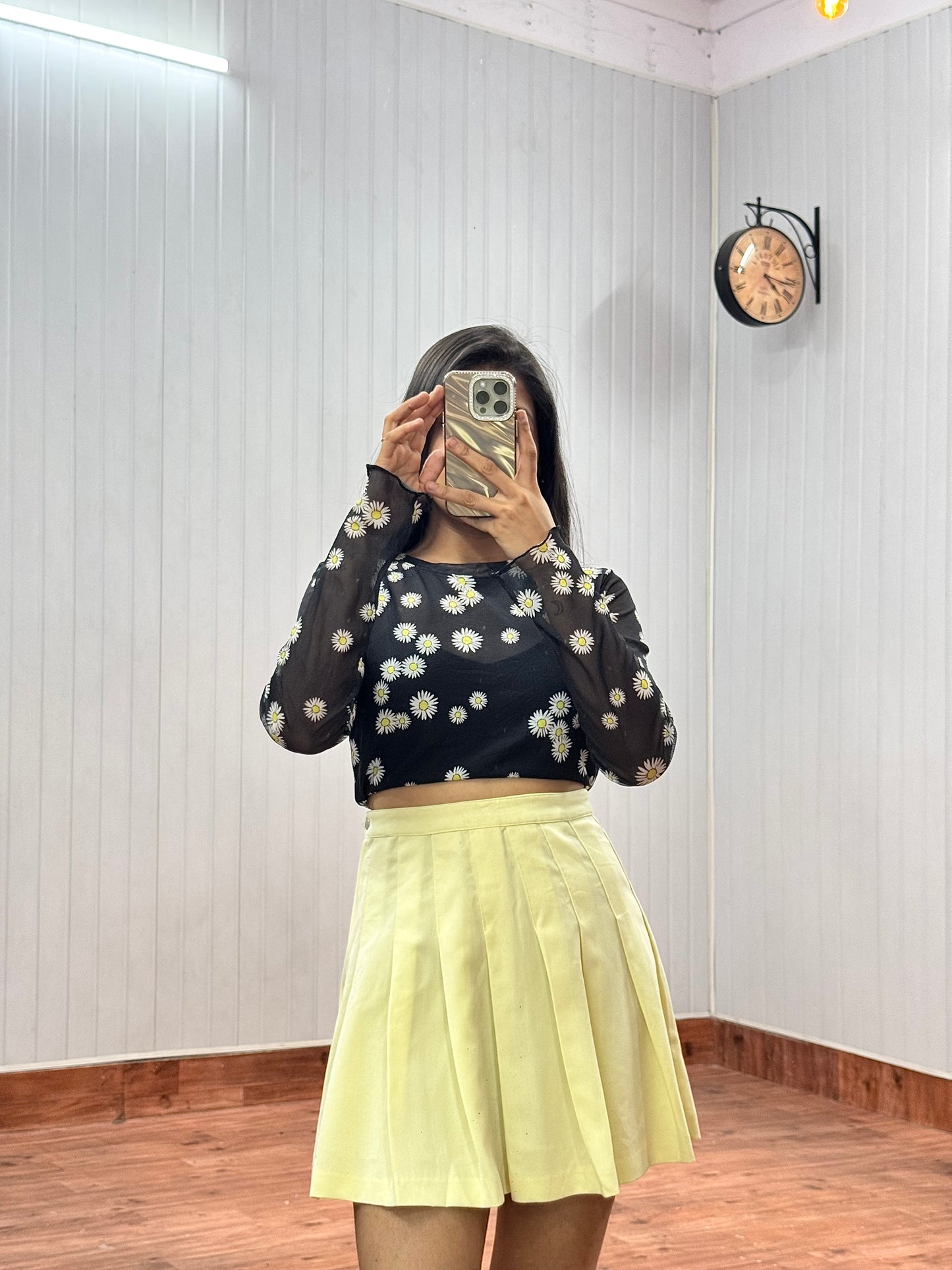 Yellow Tennis Skirt