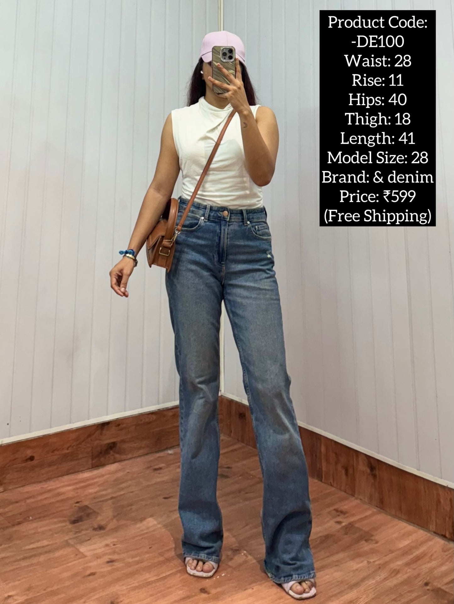 DE100-28 Bootcut Jeans