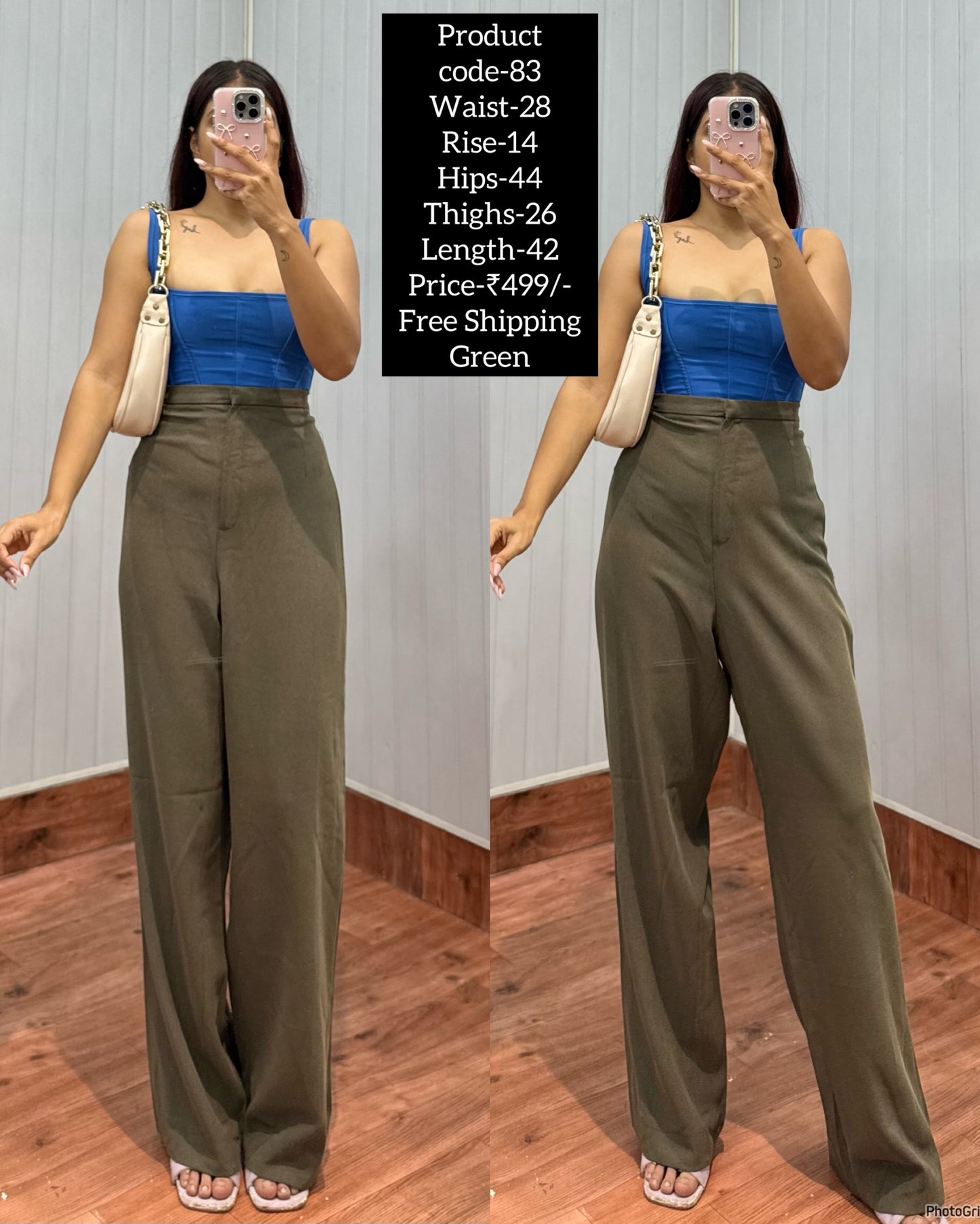 Code-83 28 Green Trousers