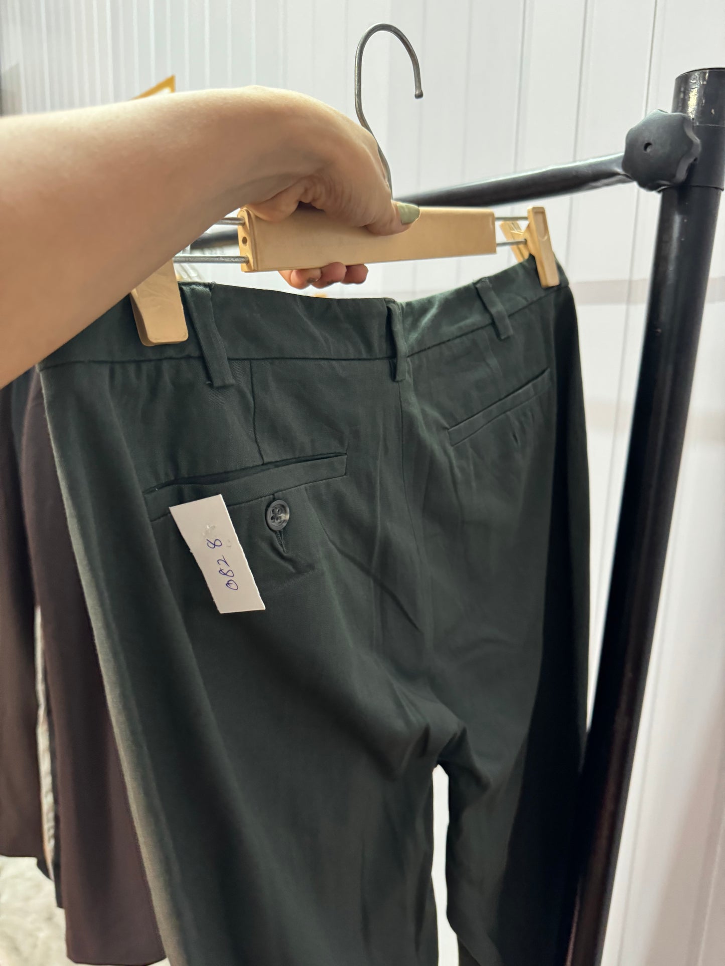 0828-34 Army Green Trousers