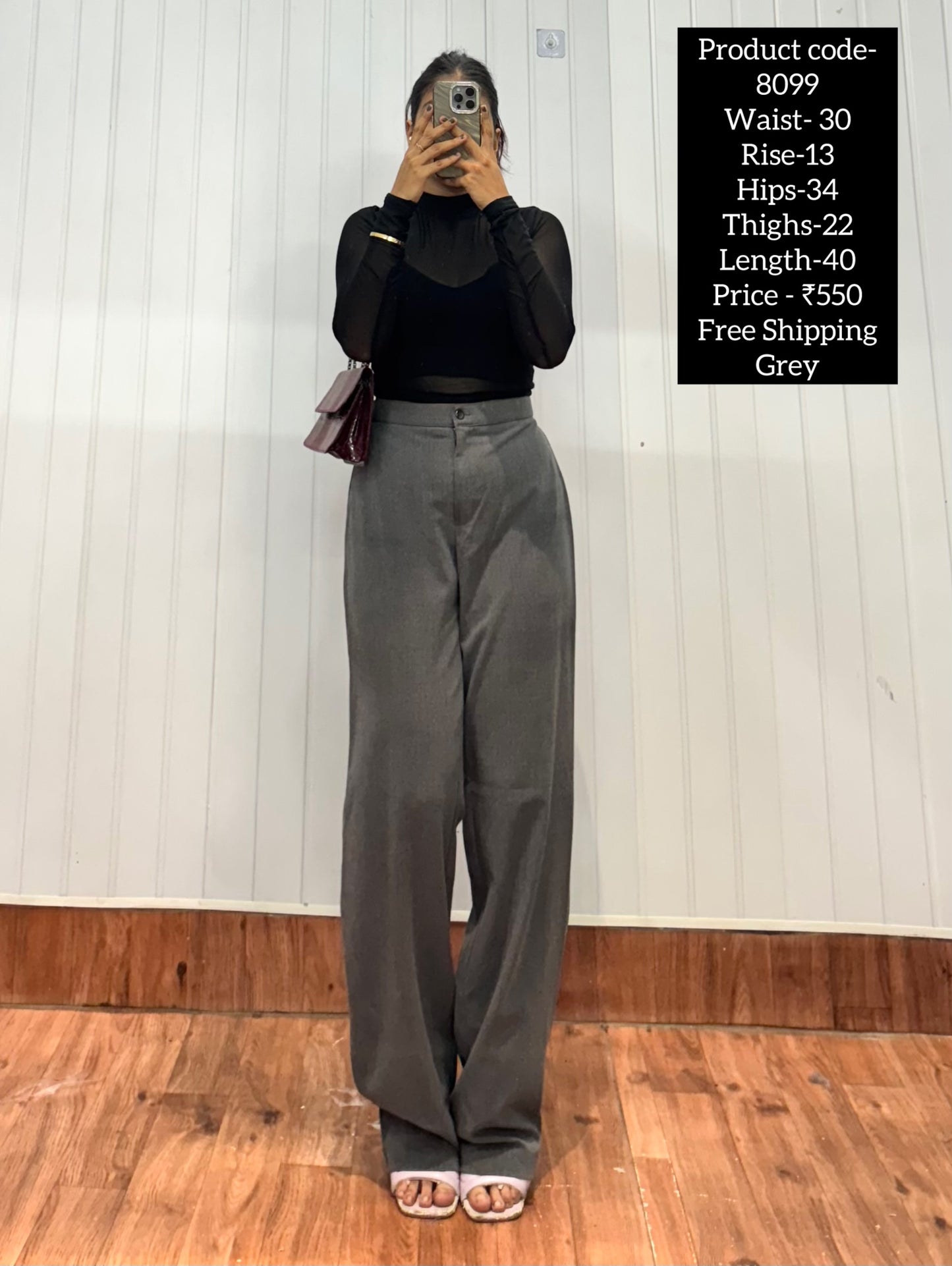 8099-30 Grey Trousers