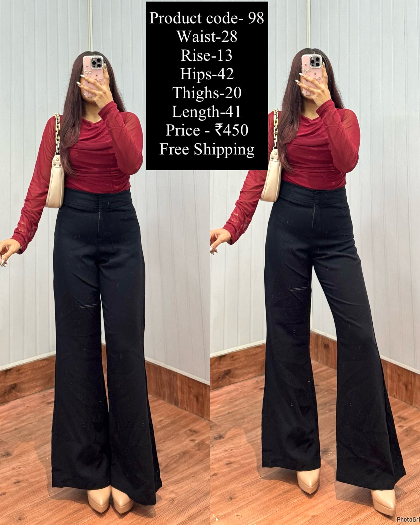 Code-98 Black Pants
