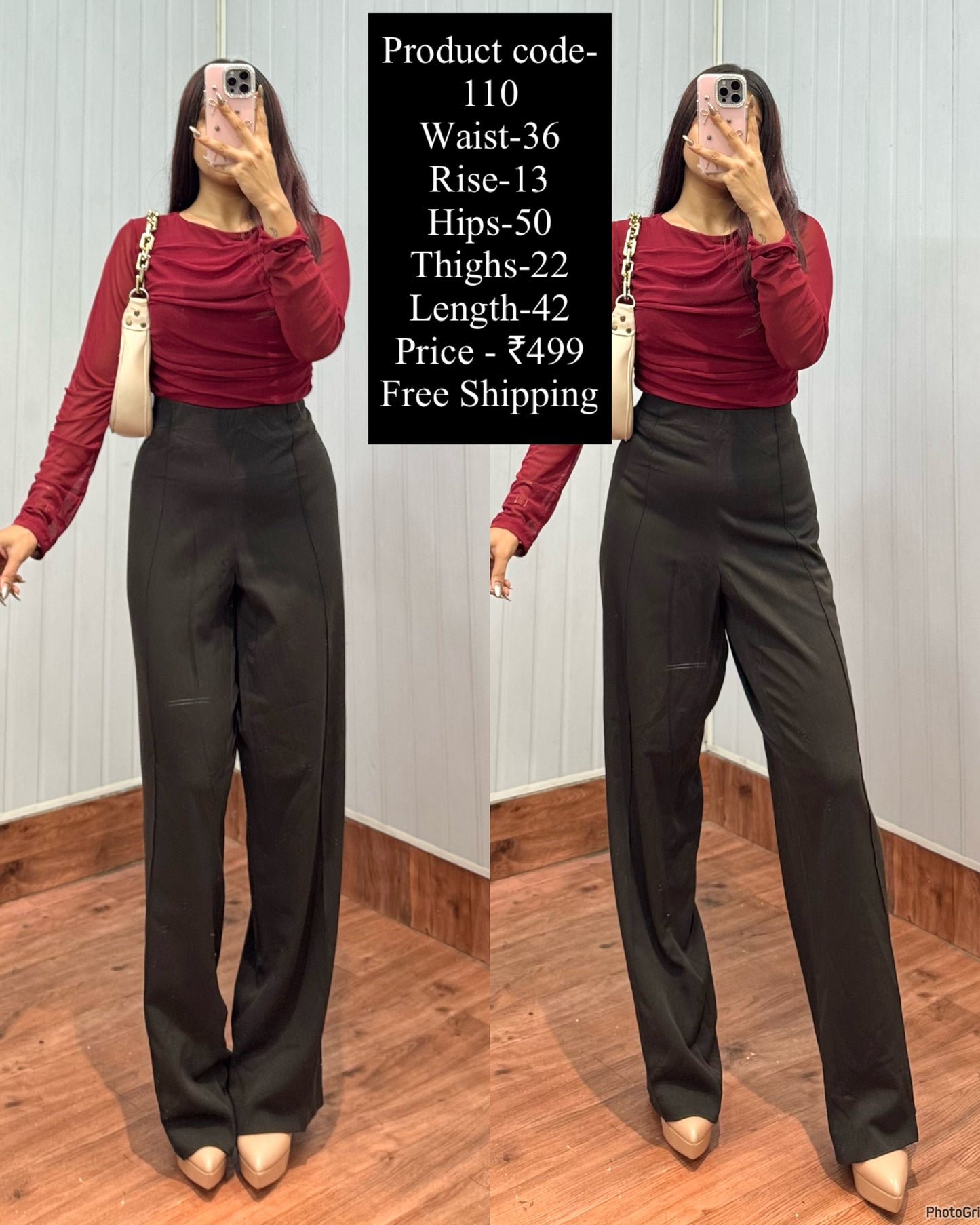 Product code-110 Dark Grey Trousers