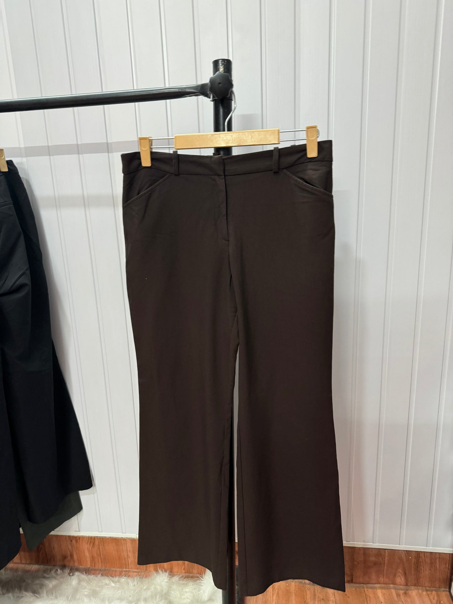 0830-34 Dark Brown Trousers