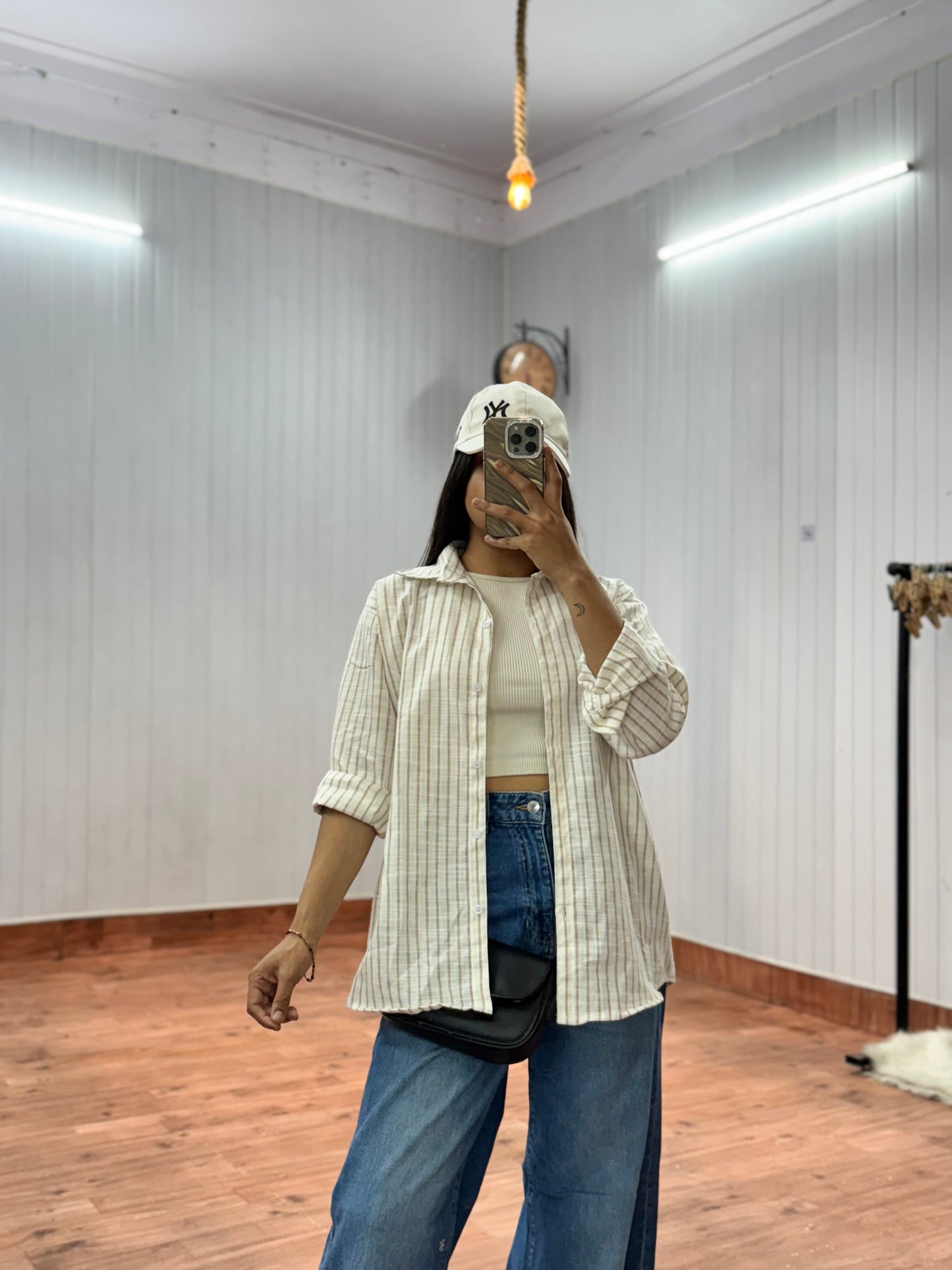 Brown Stripe Shirt