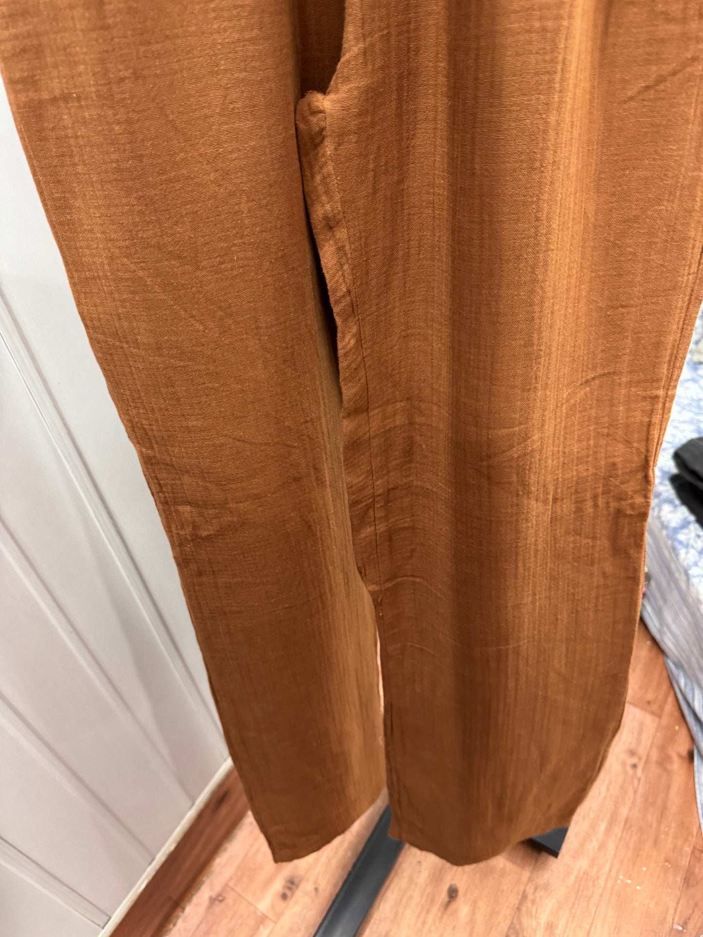 Code-112 Brown Linen Pants