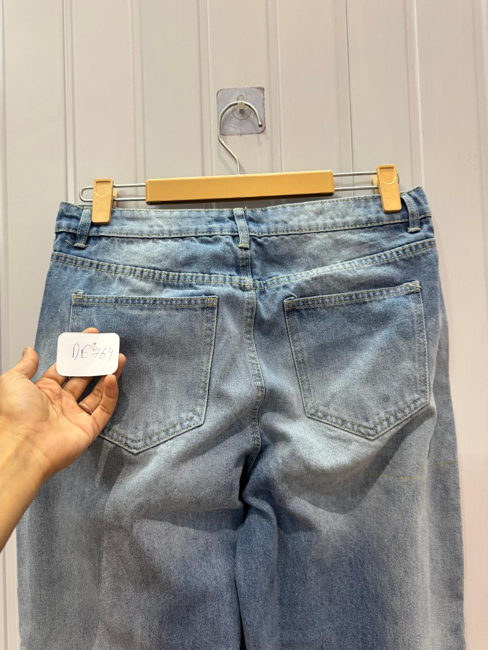 DE764-32 Wideleg Jeans