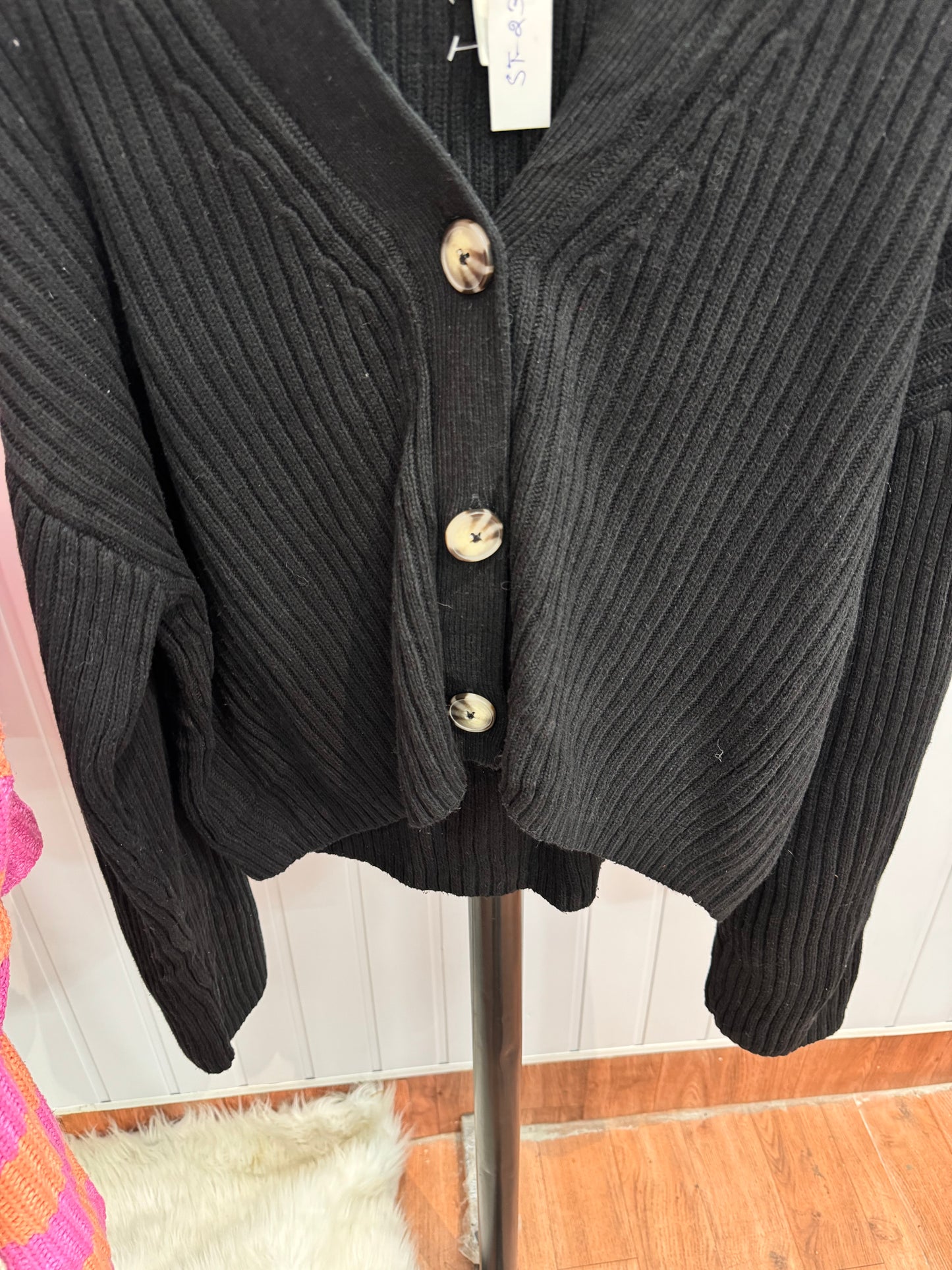 ST23- Black Cardigan