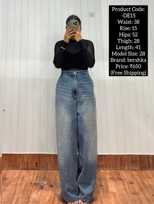 DE15-38 Wideleg Jeans