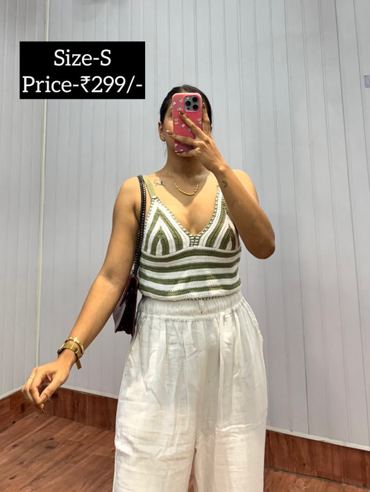 Crochet beach top
