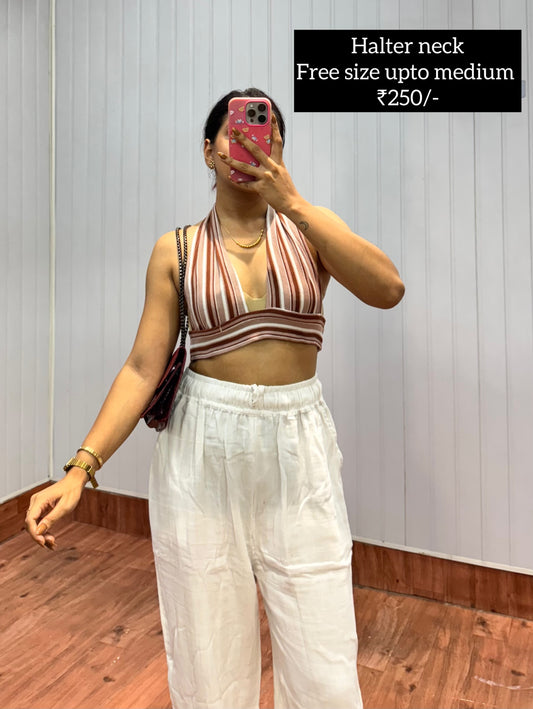 Halter neck top
