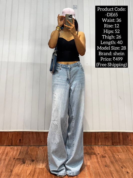 DE65-36 Wideleg Jeans
