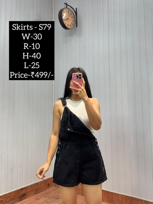 S79-30 Denim Romper