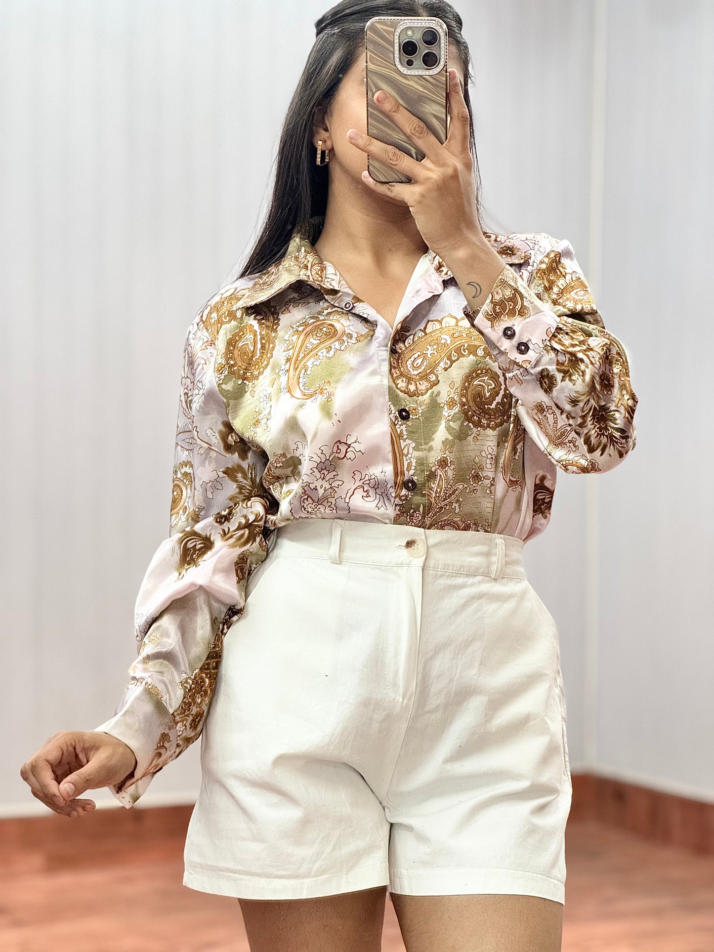 Satin shirt