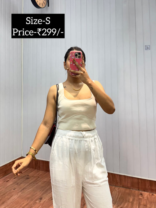 Square neck tank top