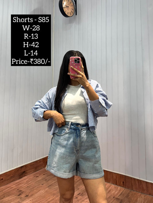 S85-28 Denim shorts
