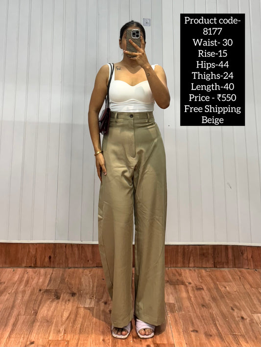 8177-30 Beige Trousers