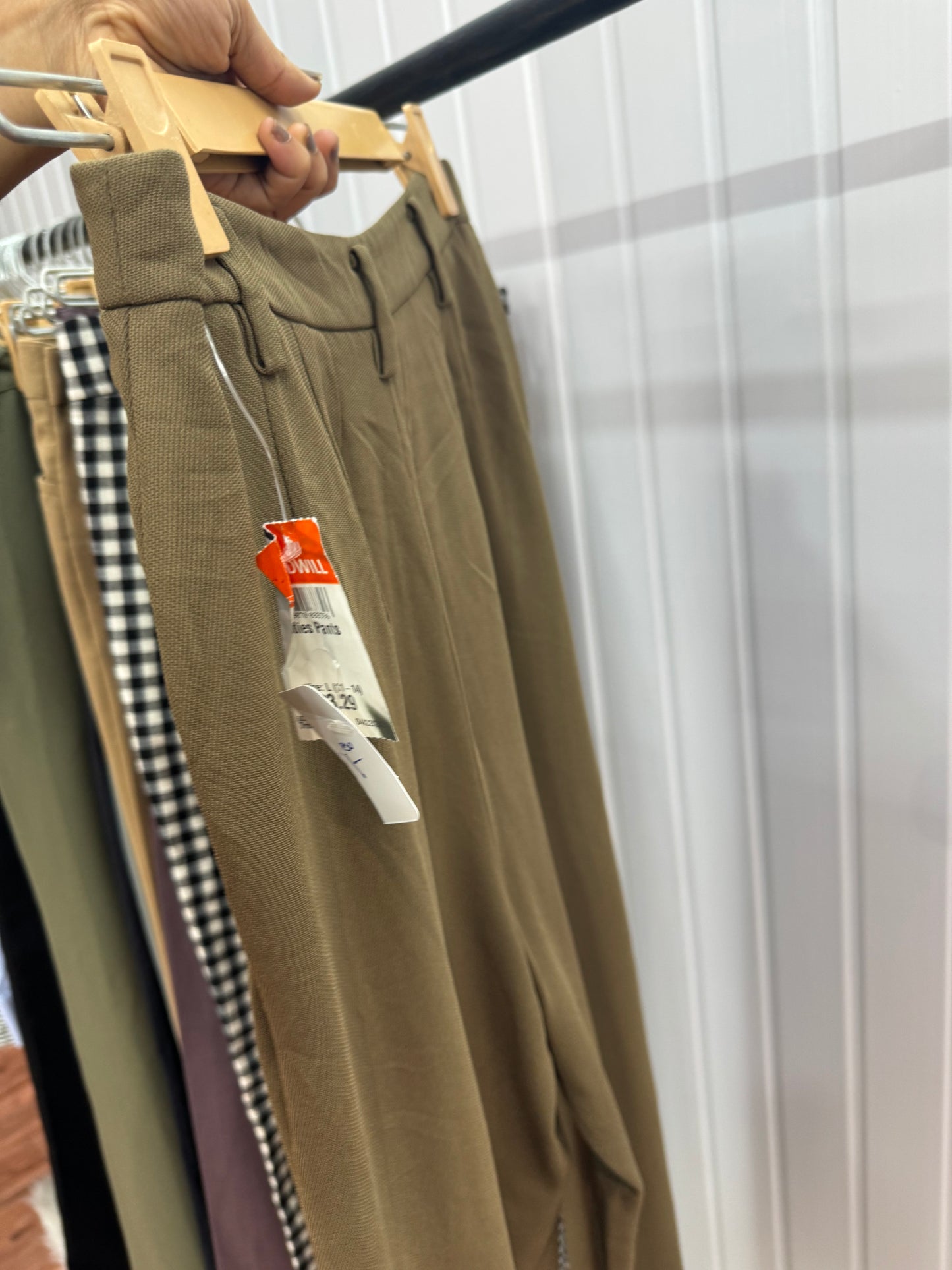 T08-30 Korean Olive Trousers